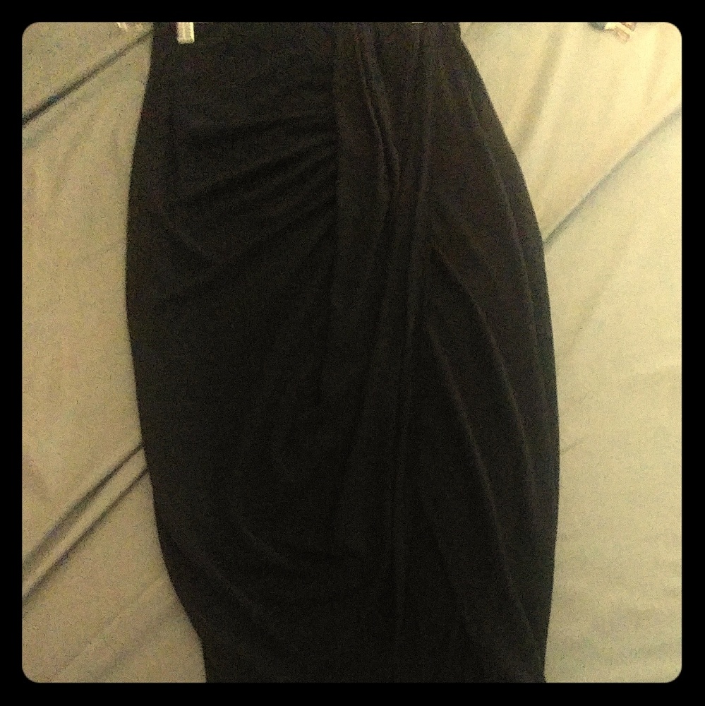 Open pencil skirt